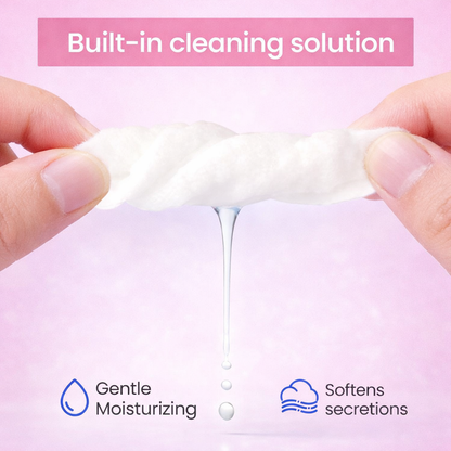 Pet Eye Wipes Hypoallergenic Tear Stain Remover for Dogs & Cats, Hand-Injserted Design Double Layer Thickened Gentle Cleaner for Discharge, Crust, Booger & Debris– Soothing Wash for Eyes, Wrinkle, Face, 60 Pads