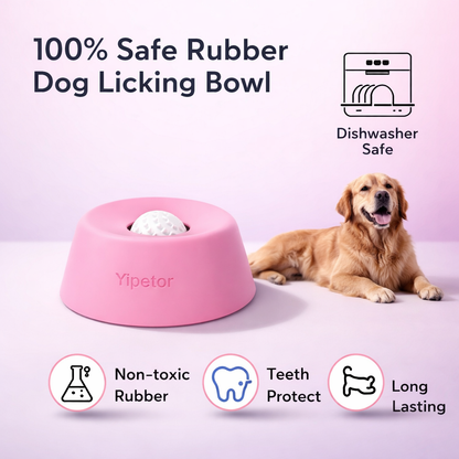 Pets Anti-Spill Bowl for All Breeds [Built-In Rolling Ball] 180ml